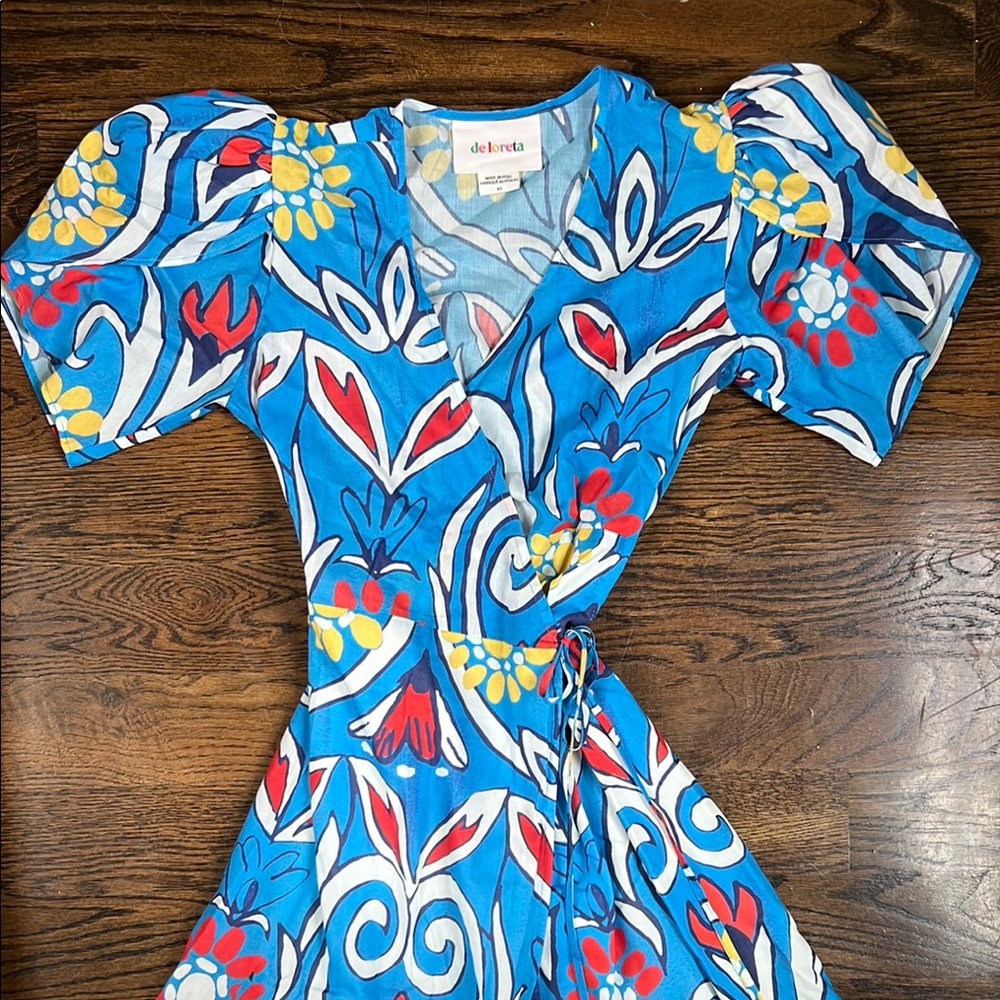 Deloreta Floral Wrap Dress Size X-Small